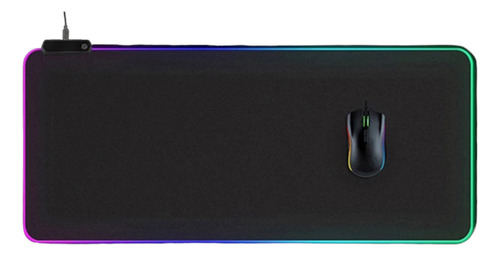 Pad Mouse P/computador Iluminación Rgb Conexión Usb 30x80cm