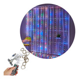 Cortina Led Alambre Multicolor Usb Control Efectos 3x2 Mts