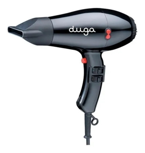 Secador De Pelo Profesional Duga Compacto 3000 Negro - D6611