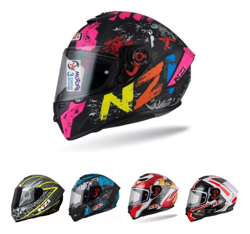 Jm Casco Moto Nzi Trendy It Flag Overtaking Jungle One&one