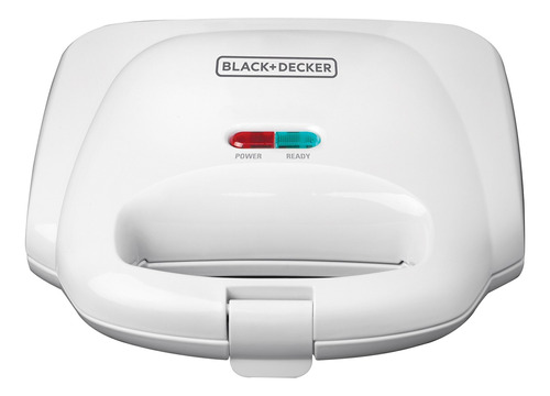 Sandwichera Black + Decker Para 2 Porciones Blanco Sm1000w