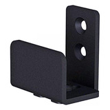 2 Soporte De Pared Ajustable Guía De Suelo Negro Carbono