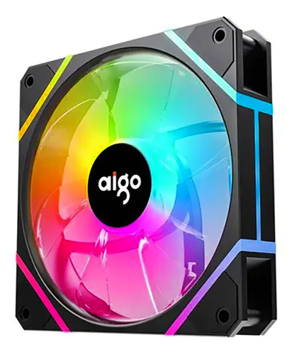 Cooler Fan Aigo Am12 Pro Preto Argb + Pwm 1 Fan - Pc Gamer
