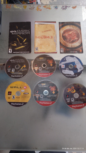 6 Jogos De Playstation 2 