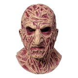 Máscara De Látex De Freddy Krueger Terror Halloween La Mejor
