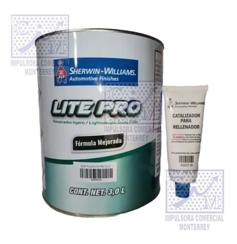 Resanador Body Filler Lite Pro Sherwin Williams 3.0l