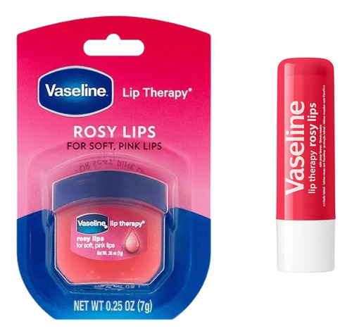 Vaseline Rosy Labial + Tarrito - g a $1375