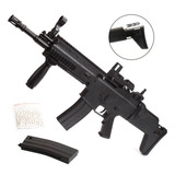 Fuisil De Asalto Airsoft Balines Replica Resorte 6mm Scar 