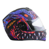 Casco Roda Luminar Mate Led Conde Rider Abatible