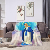 Cobija Manta Térmica Virgen De Guadalupe Religiosa 150x190