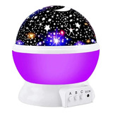 Lámpara Giratoria Proyector Lunas Estrellas Juguete Niños