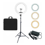 Iluminador Circular Ring Light Rl18 Greika - Completo