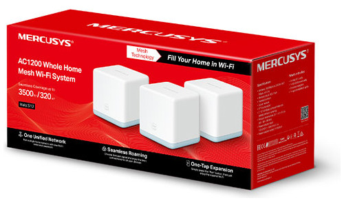 Red De Malla Extender Mercusys Halo S12(3-pack) 1167 Mbps