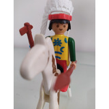 Playmobil Indio A Caballo - Escenario Y Playset