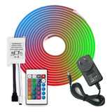 Tiras Neón Led Rgb Flexible 5 Mts + Fuente 3a + Controladora