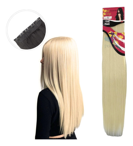 Cabelo Tic Tac 60cm 150g Fibra Organico Ondulado