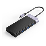 Hub Tipo-c Hdmi Vga Usb3.0 Usb2.0 Pd Rj45 Sd/tf 3,5 Mm Orico