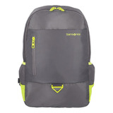 Mochila Samsonite Acceleration Rock Color Gris Diseño De La Tela Liso