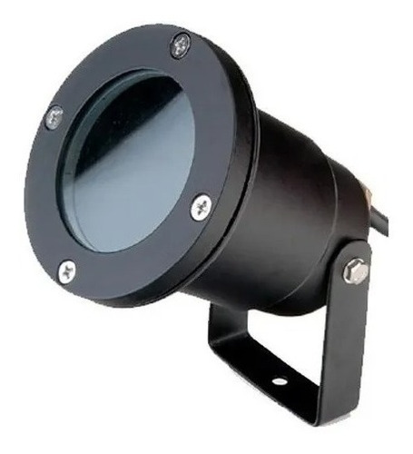  Spot Aplique Piso Aluminio Exterior C/ Dicroica Led 7w Gu10