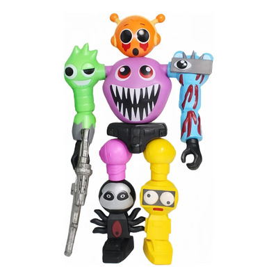 Robot Sprunki Juguetes Niños Desmontable Regalo Cumpleaños