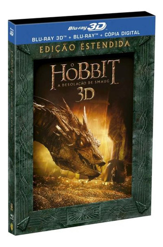 Blu-ray + 3d O Hobbit - A Desolação De Smaug Ed Estendida