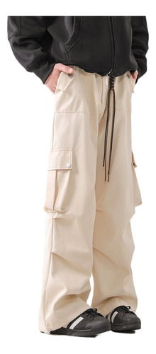 Parachute Soldier Overalls Loose Wide Leg Straight Trousers