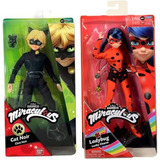 Ladybug Y Cat Noir Miraculous Bandai Oferta 30 Cm