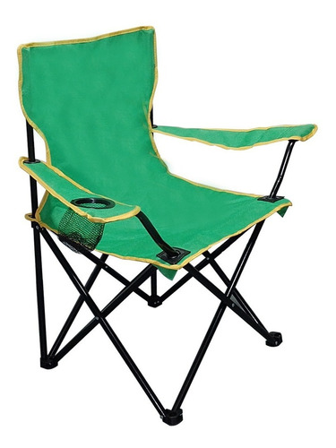 Silla Director Plegable Con Bolso Para Niños Verde Jardín