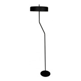 Lampara Pie Roxete 2 Luces Negra Apto Led 35406 Ne Aller