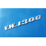 Volkswagen 1500 Logo Emblema De Metal Cromado, 15.5x2.5cms Volkswagen Combi