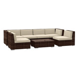 Muebles De Exterior Para Jardin,en Aluminio Y Rattan Sint.