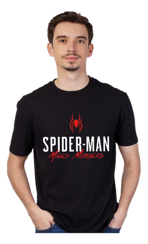 Remera El Hombre Araña - Manga Corta Unisex - Spiderman Logo