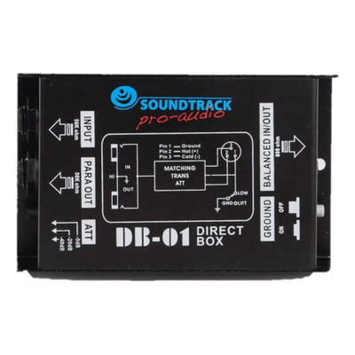 Caja Directa Soundtrack Db-01 Pasiva\u002Fplug\u002Fatenuador | Meses sin interés