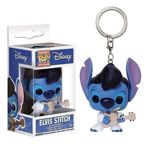 Llavero Funko Elvis Stitch Disney Lilo Keychain Pop!