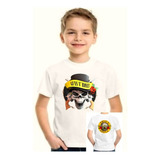 Camiseta Camisa Guns N Roses Banda Hard Rock Música Infantil