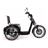 Triciclo Elétrico - Village Pam - 800w Lithium - Preto - Pl