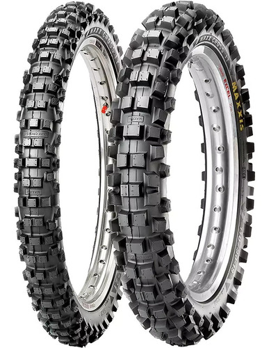 120/100-18 Y 80/100-21 Maxxis Maxxcross Si (paquete 2 Llant)