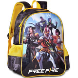 Mochila Infantil Escolar Costas Free Fire