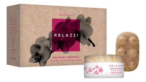  Crema Corporal Relazzi Orquídea Imperial 190g + Jabon Set