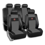 Funda Cubre Asiento Fiat Cronos Respaldo Repartido Gris