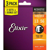 Elixir® Strings 16546 Cuerdas De Guitarra Acústica De
