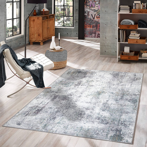 Gln Rugs Alfombra De Area Resistente A Las Manchas, Lavable