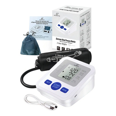 Aparato Para Checar La Presion Tensiometro Digital 1 Pcs Bluemos Color Blanco | Meses sin interés