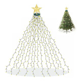Xiaery Guirnalda De Árbol De Navidad Con 400 Luces Led Y