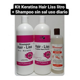 Keratina Hair Liss Lt + Shampoo - mL a $34