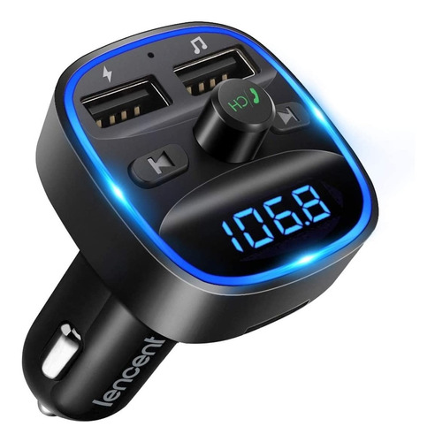 Transmisor Fm Bluetooth Para Coche Manos Libres Lencent 2021