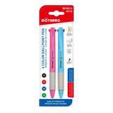 Bolígrafos Retráctil De 4 Colores 