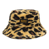 Piluso Sombrero Bucket Corderito Suave Print Animal Eva Rain