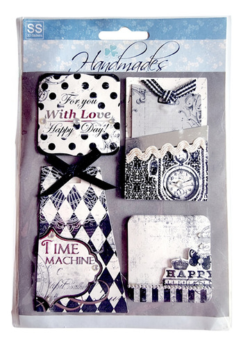 Stickers Vintage Romántico Floral Con Volumen 3d Journaling