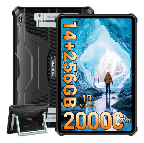 Tableta Oukitel Rt6 De 10,1 Pulgadas, 20000 Mah, 14 Gb+256gb